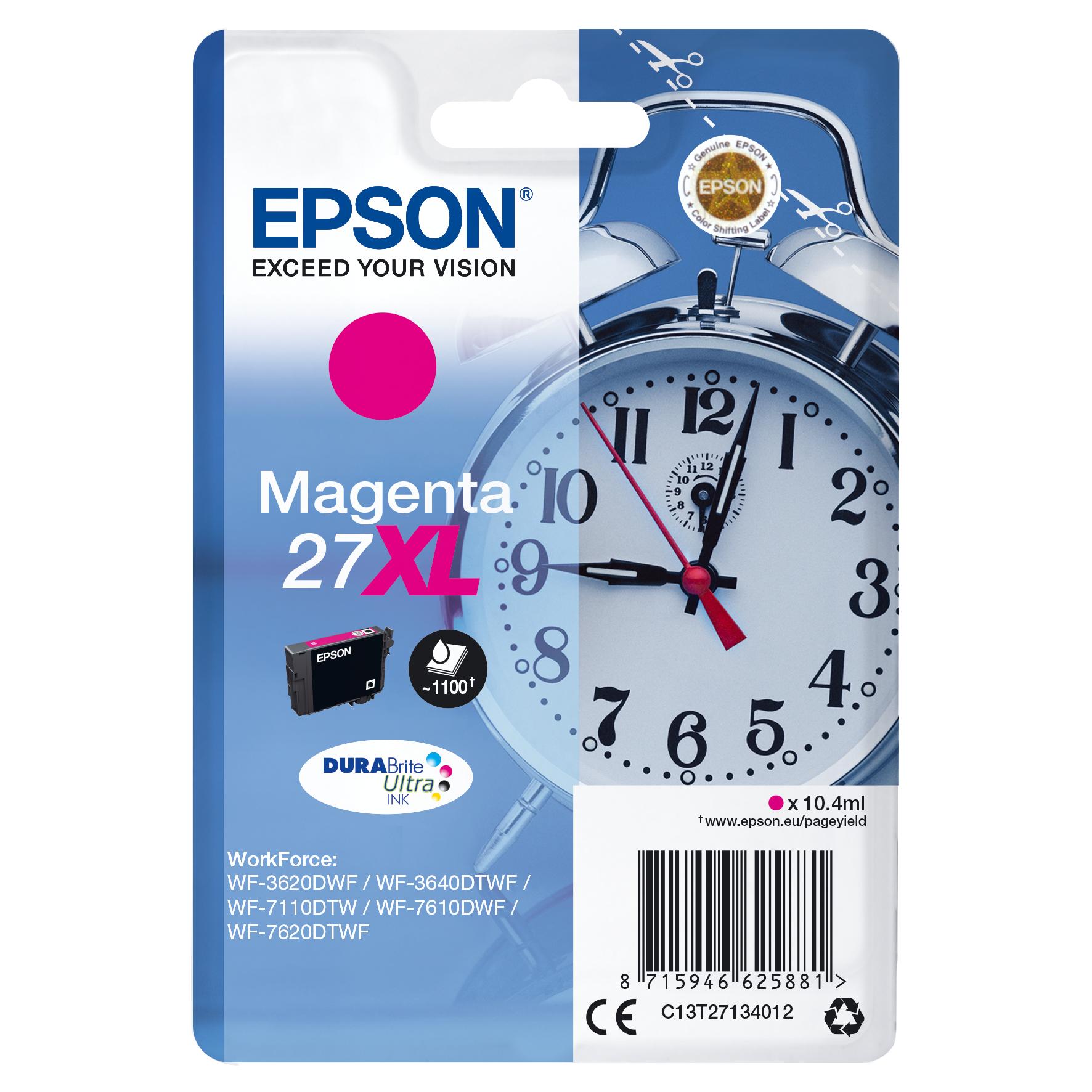 Epson 27XL DURABrite Ultra Magenta C13T27134010