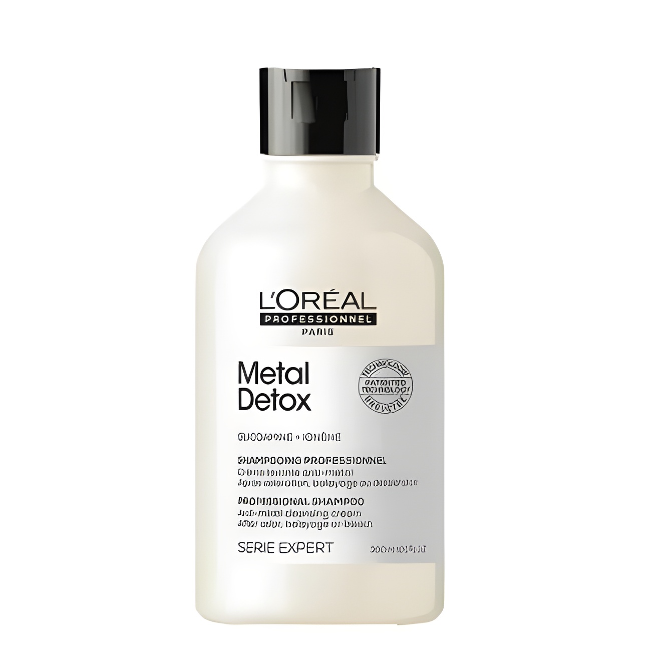 Champú L'Oréal Metal Detox 300 ml para Cuidado del Cabello - Protección contra Impurezas y Brillo Duradero