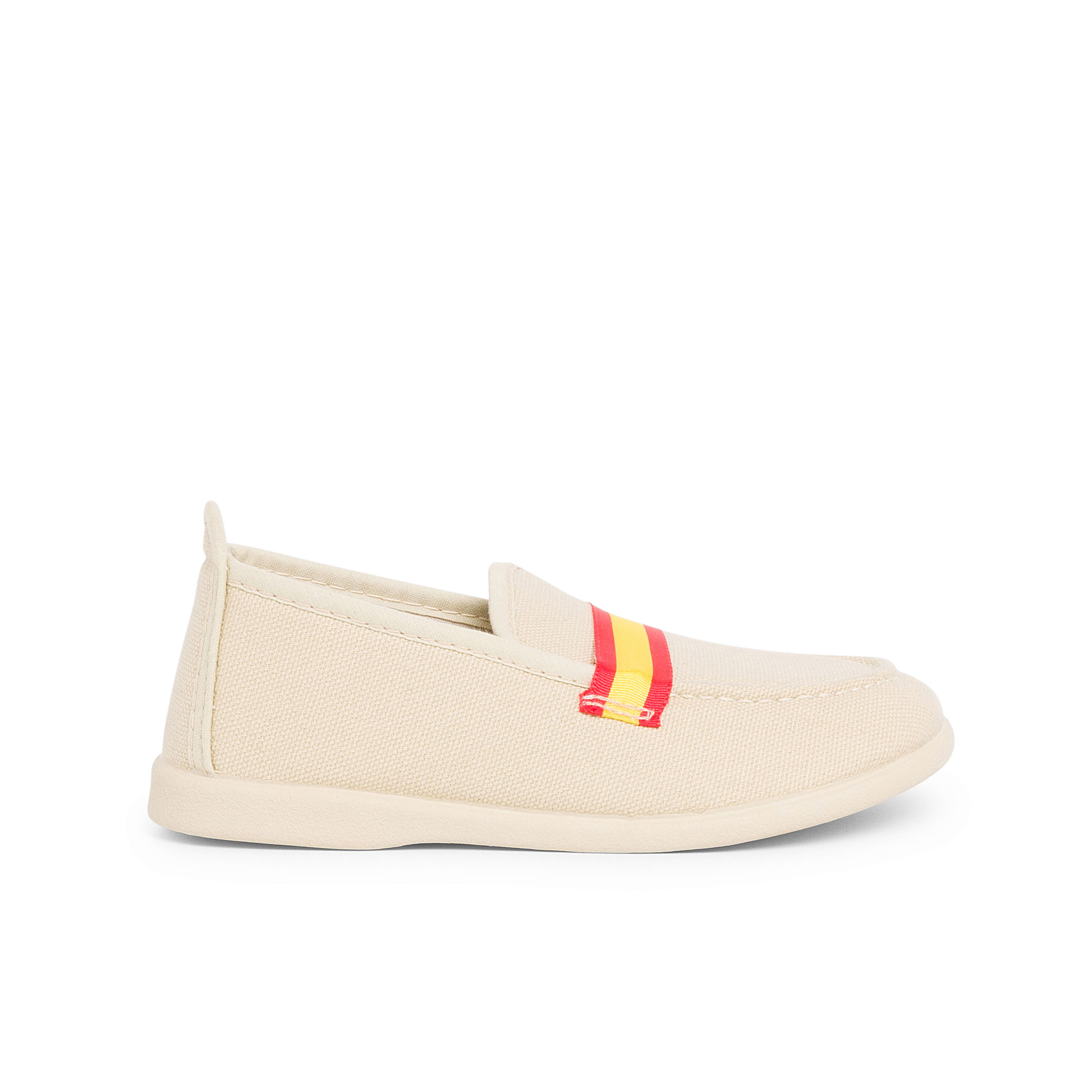 Pisamonas mocasines niño tela bandera tallas altas