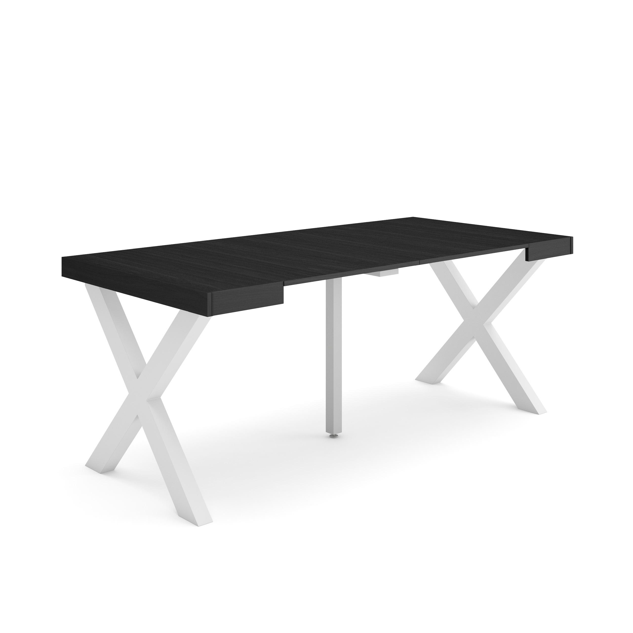 Skraut Home, Mesa Consola Extensible, Mesa Auxiliar, Tapa, 58/180x90x73cm, Práctica y Versátil, Varios colores disponibles