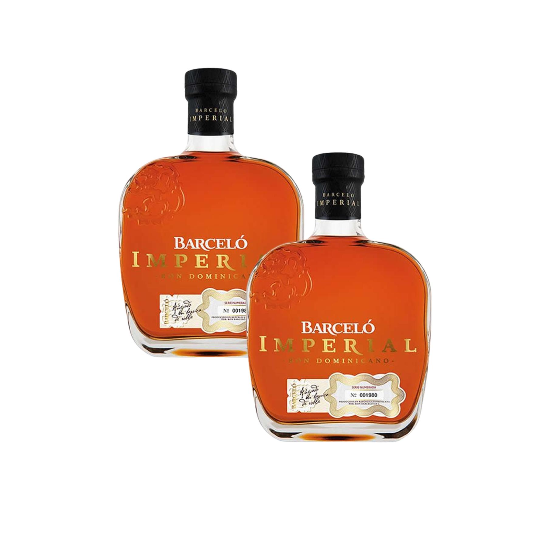 Ron Barceló Imperial - Caja de 2 botellas 38% - Ron de República Dominicana