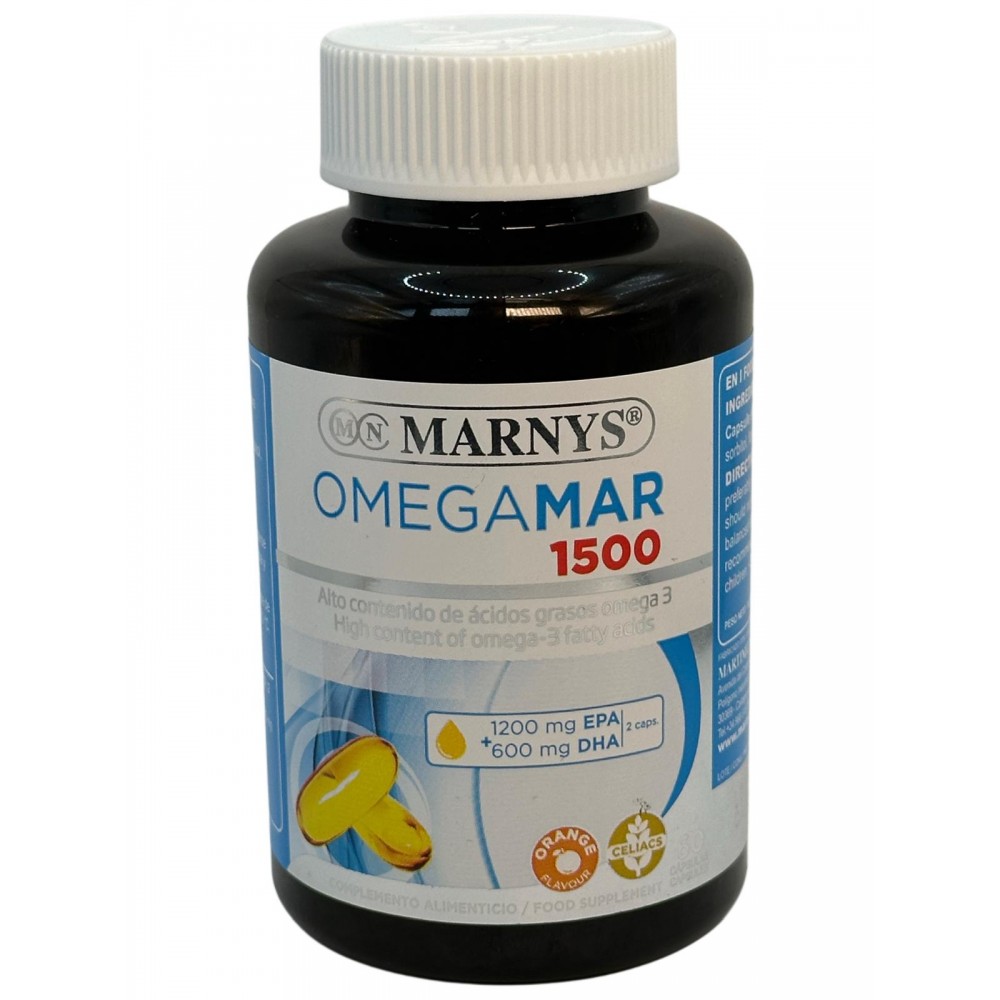 OMEGAMAR 1500MG (Omega 3) 60 perlas de Marnys