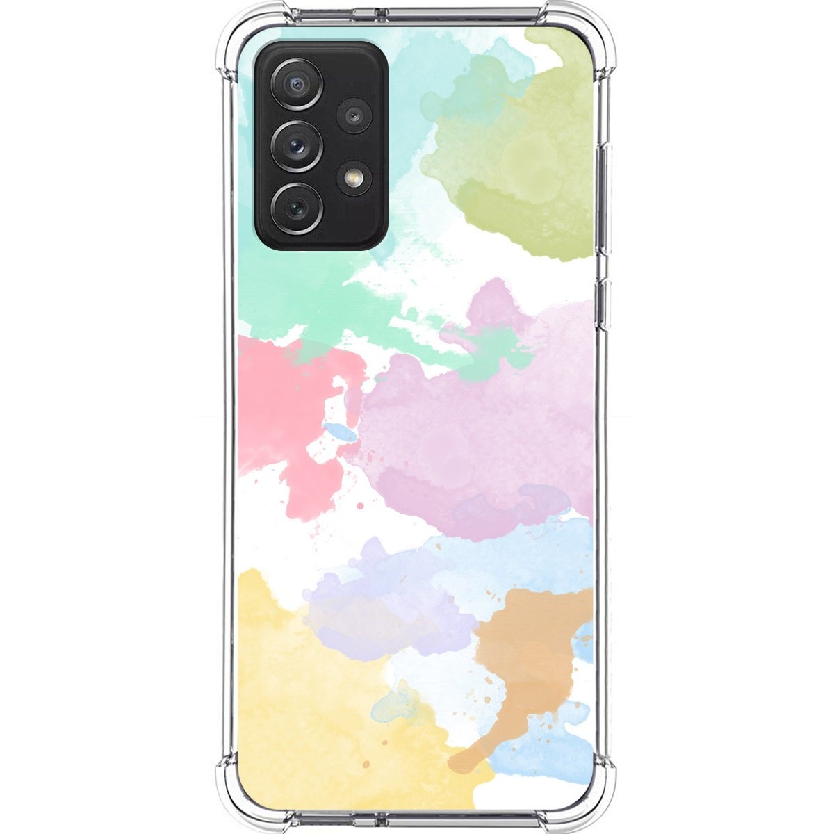 Funda Silicona Antigolpes para Samsung Galaxy A72 diseño Acuarela 11 Dibujos