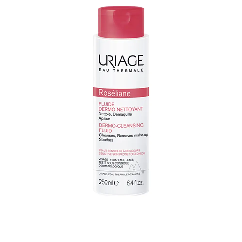 Uriage ROSELIANE Limpiador facial anti-rojeces con CALENDULA, ROSA Y ACEITE DE ALBARICOQUE Limpiador facial