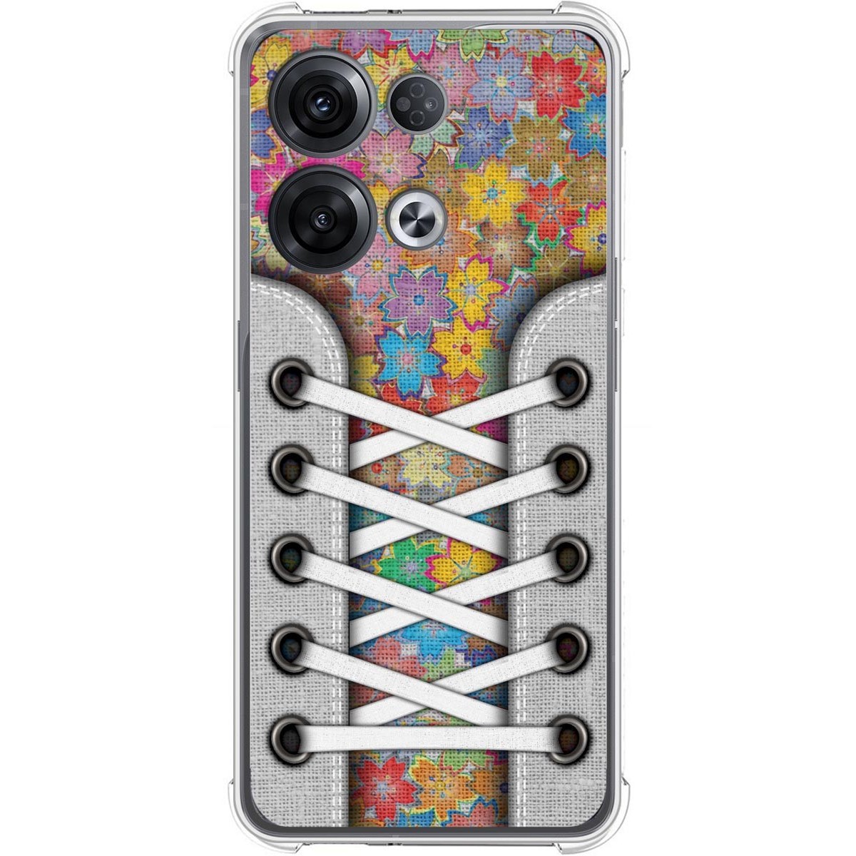 Funda Silicona Antigolpes para Oppo Reno 8 Pro 5G diseño Zapatillas 05 Dibujos