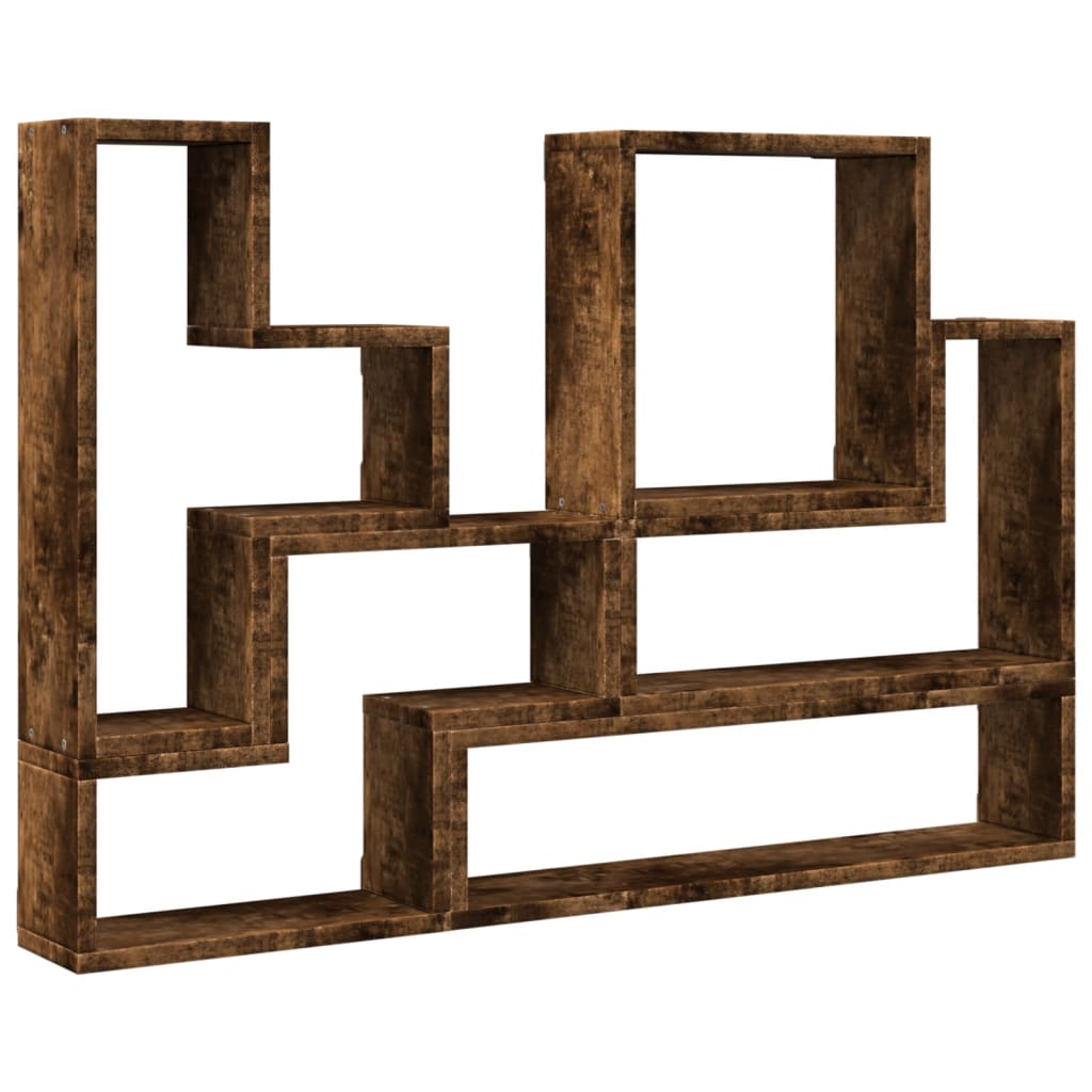 Vidaxl Estantería de Pared Madera de Ingeniería 96x12x64 Cm Blanco