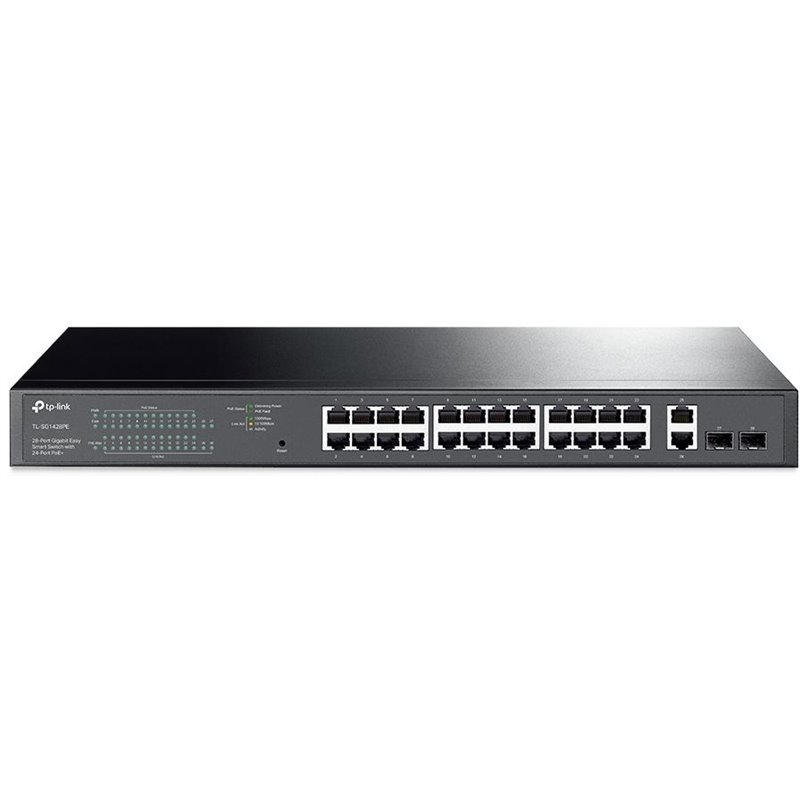 Tp-link Tl-sg1428pe Gigabit Ethernet (10/100/1000) Negro - Switch