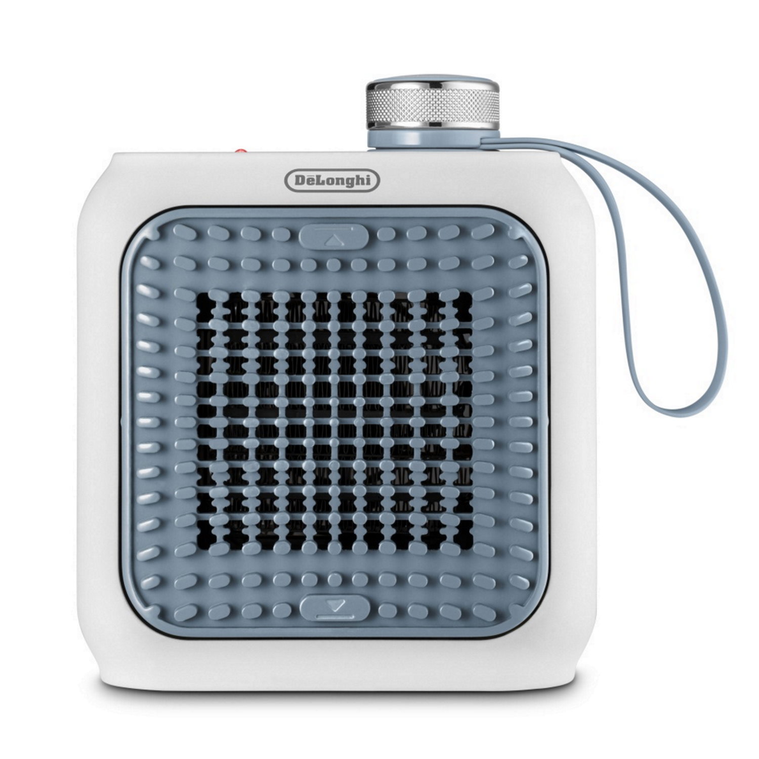Delonghi - Calefactor Cerámico Portátil. Potencia 360W, 1 nivel de ventilador. Modelo HFX10B03 Azul Claro