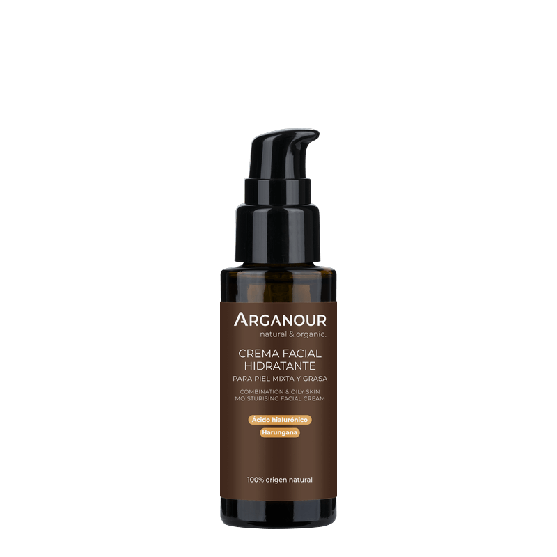 Crema Hidratante Facial Piel Mixta y Grasa ARGANOUR