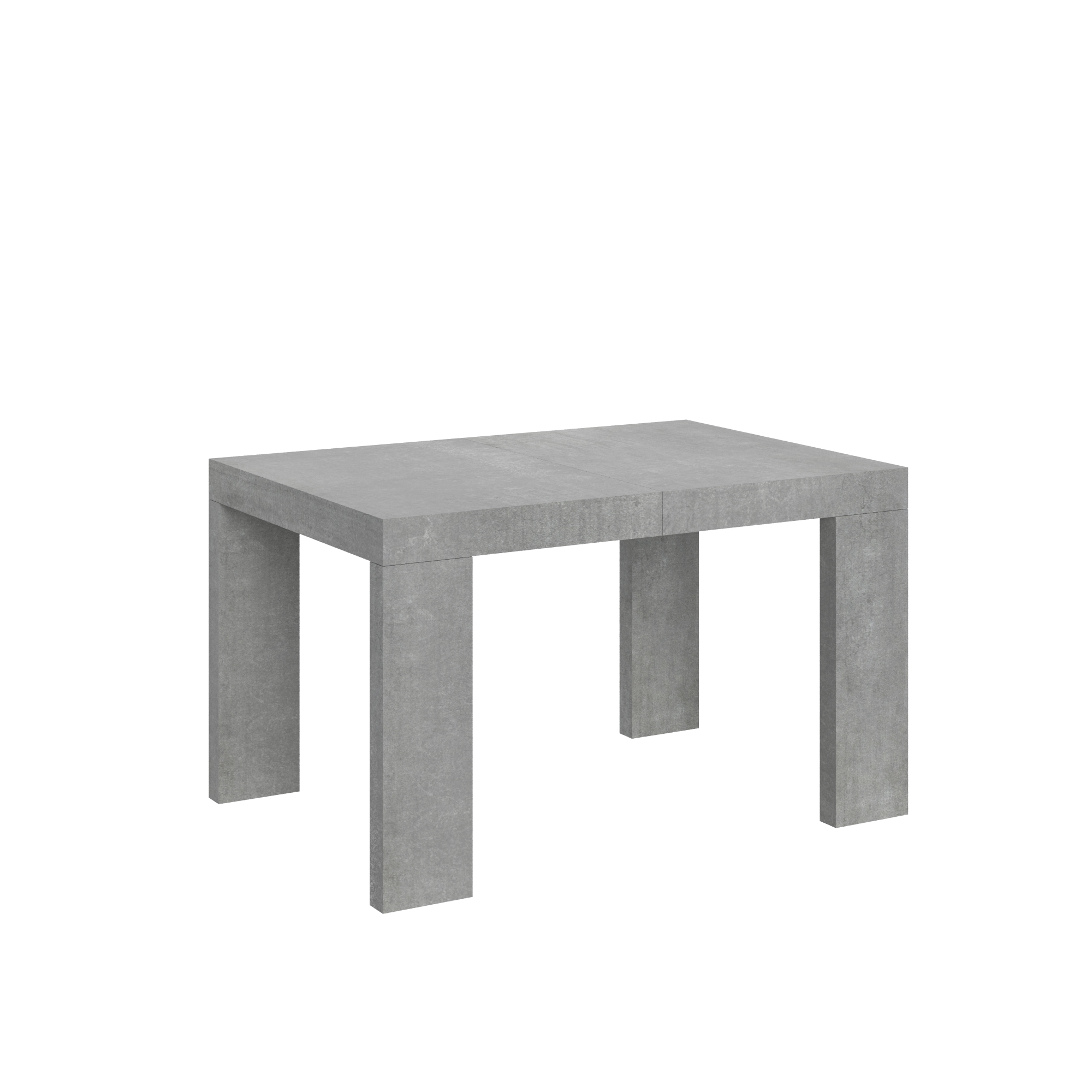 Mesa extensible Roxell 140/400x90 cm hormigón - Itamoby