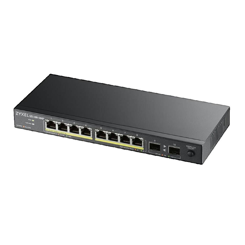 Zyxel GS1100-10HP Switch unmanaged PoE+
