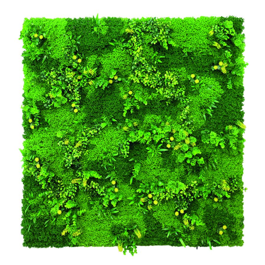 Nortene | Jardín Vertical Tundra 100 X 100 Nortene | Decoración De Pared | Diseño Moderno | Perfecto Para Ambientes Modernos Y Naturales