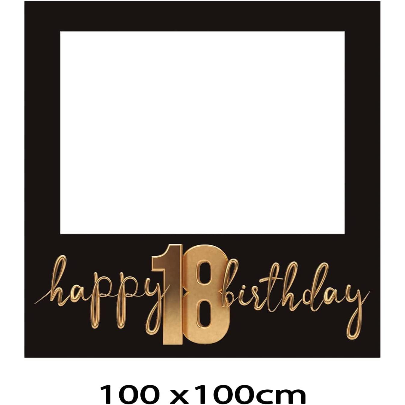 Oedim Photocall Feliz 40 Cumpleaños, 80x80cm, Eventos o Celebraciones  puntuales, Ventana Troqueladas, Photocall Divertido