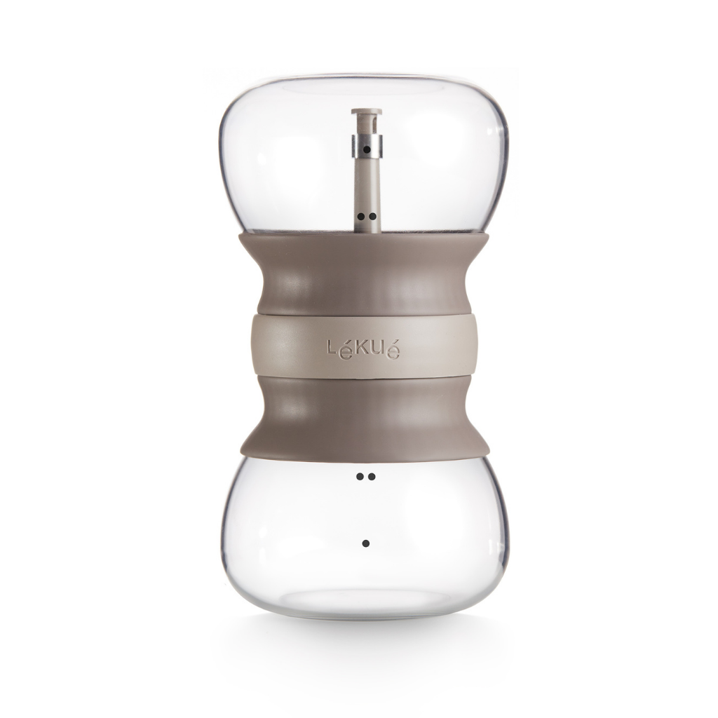 Infusor Calm de Lékué con Doble Jarra de Vidrio y Filtro Desmontable para Infusiones Aromáticas