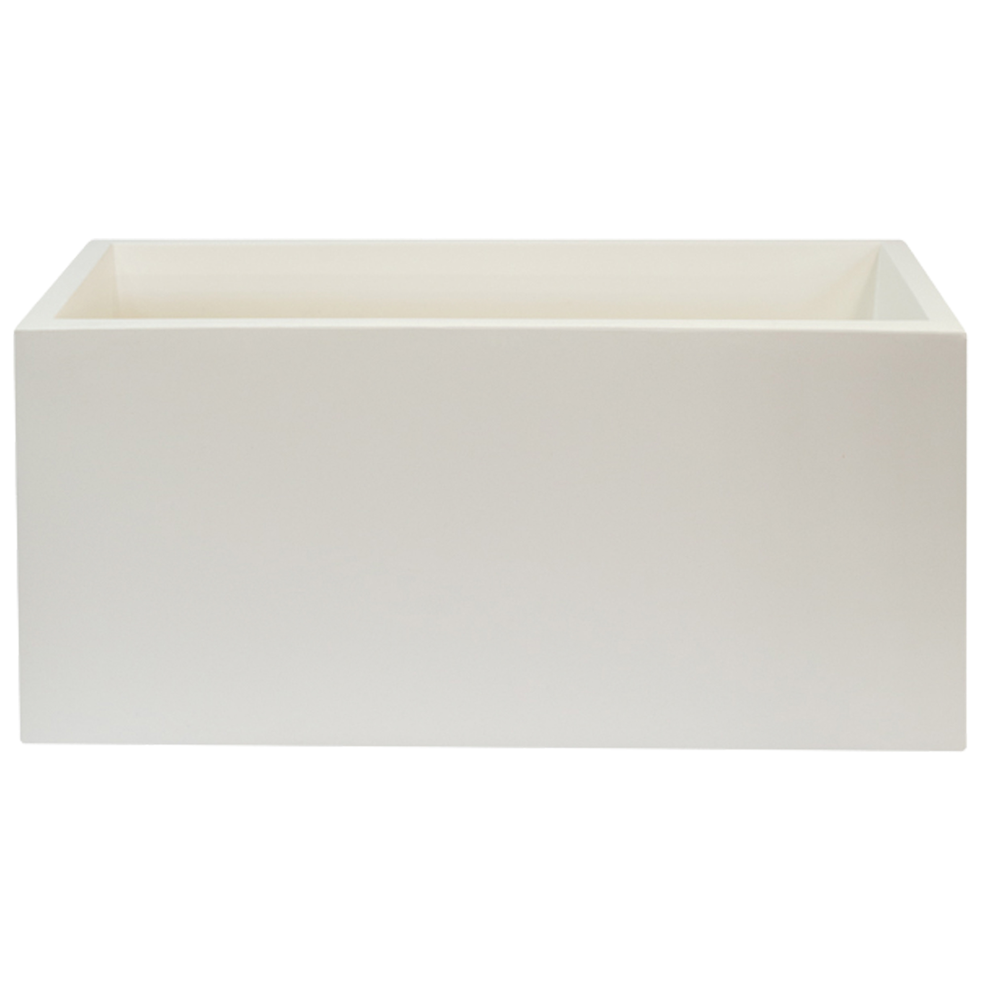 Jardinera Wellhome Mod. RODR-I 120cm Blanco - Resistente a Impactos