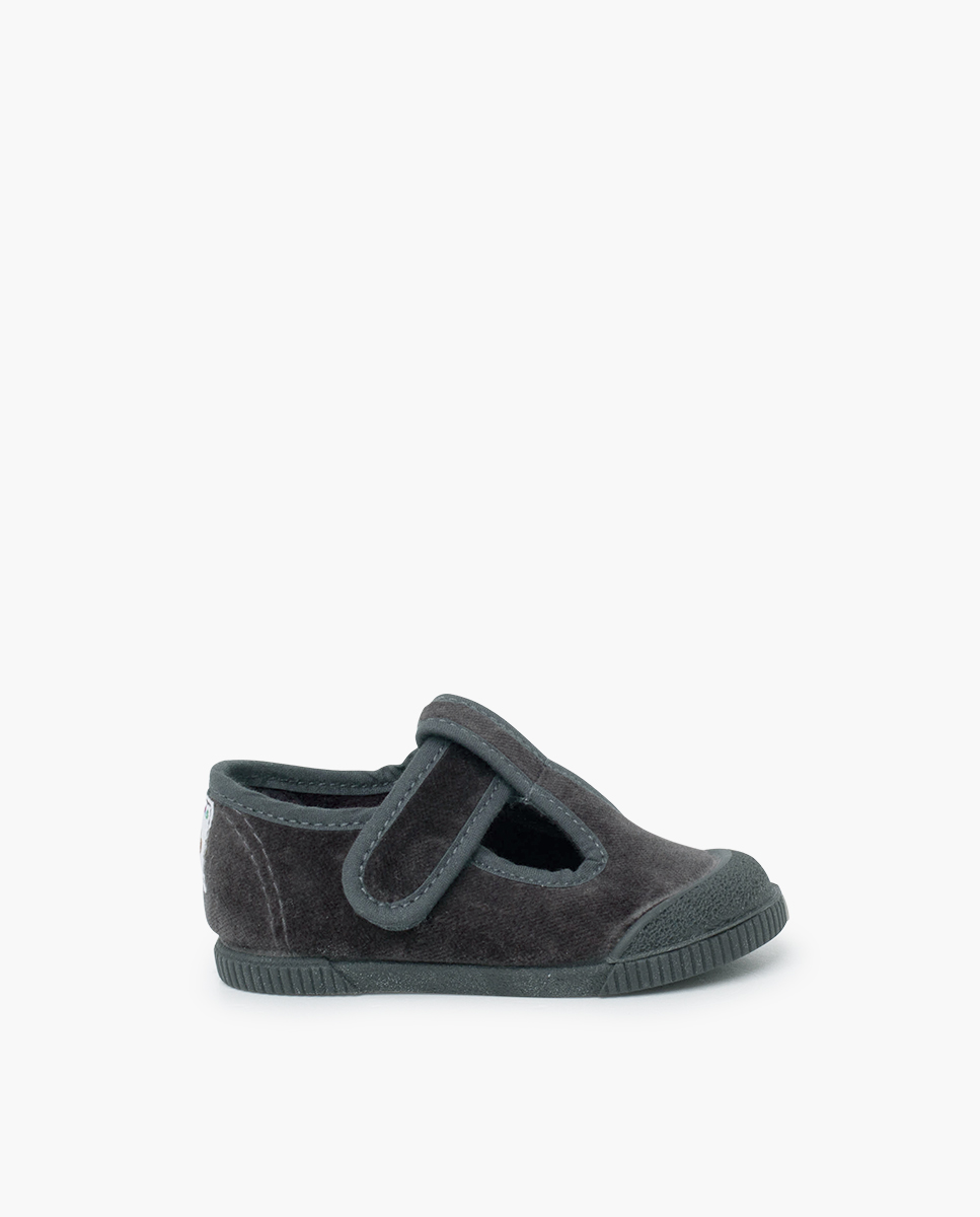 Pisamonas Pepitos barefoot terciopelo puntera goma