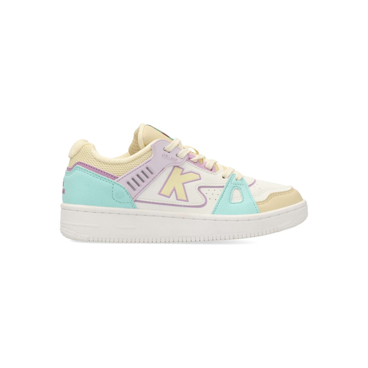KELME - Zapatillas deportivas casual retro Doha para hombre, de piel sintética y tejido textil, suela de caucho flexible y ligereza excepcional