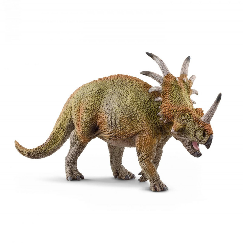 Figura Schleich Styracosaurus Juguete Dinosaurio - Lanza Aros con Cuerno