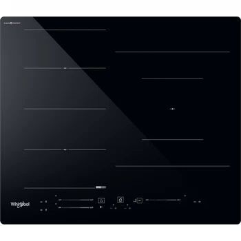 Whirlpool - Placa de inducción Flex 59 cm WF S9860 CPNE con 3 zonas, zona grande 28 cm y tecnología FlexiSide, 7200 W, negro