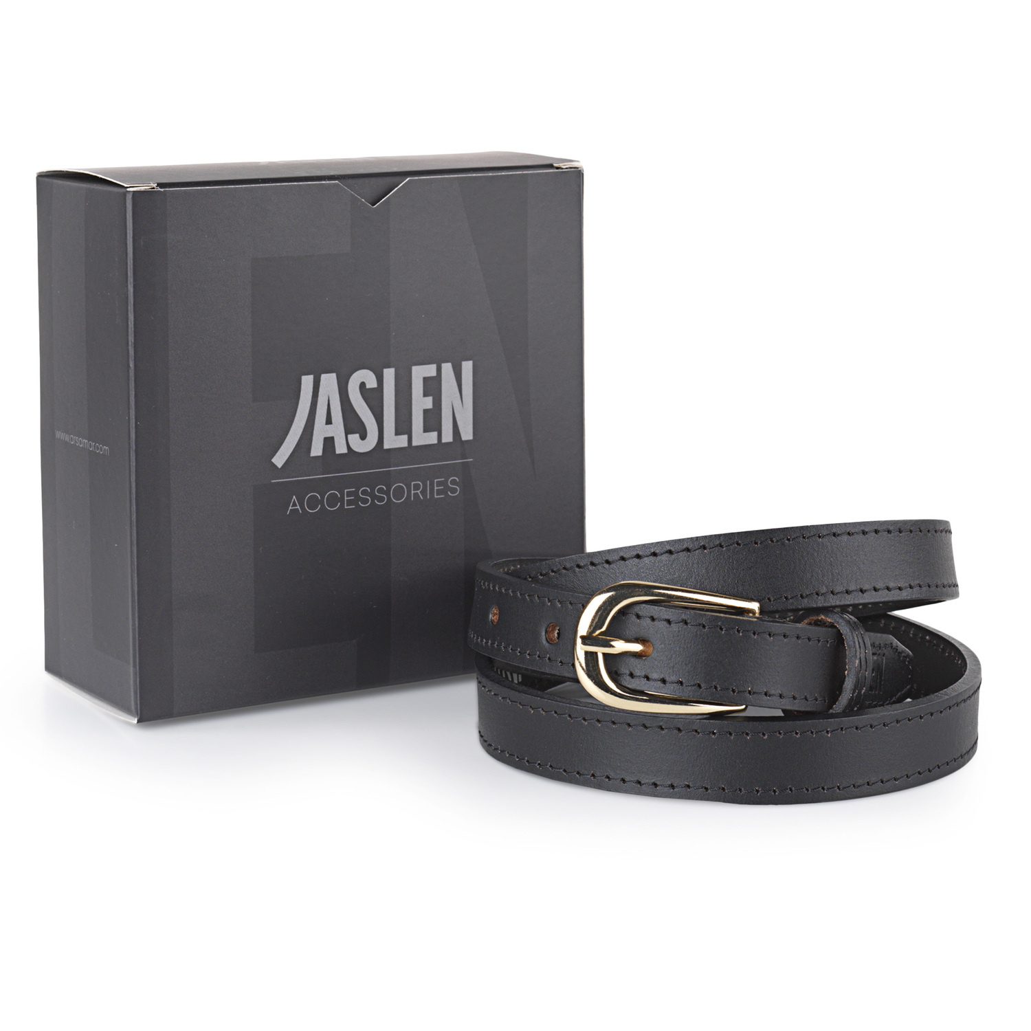 Cinturon Mujer De Cuero Genuino De Marca JASLEN - Cinturones De Mujer De Piell - Cinturón Mujer Ideal Para El Uso Diario 49916