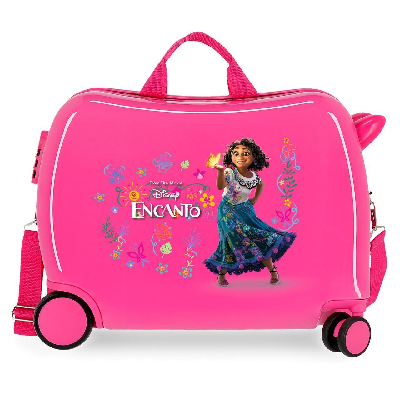 Maleta Infantil Disney Encanto fucsia 38x50x20cm