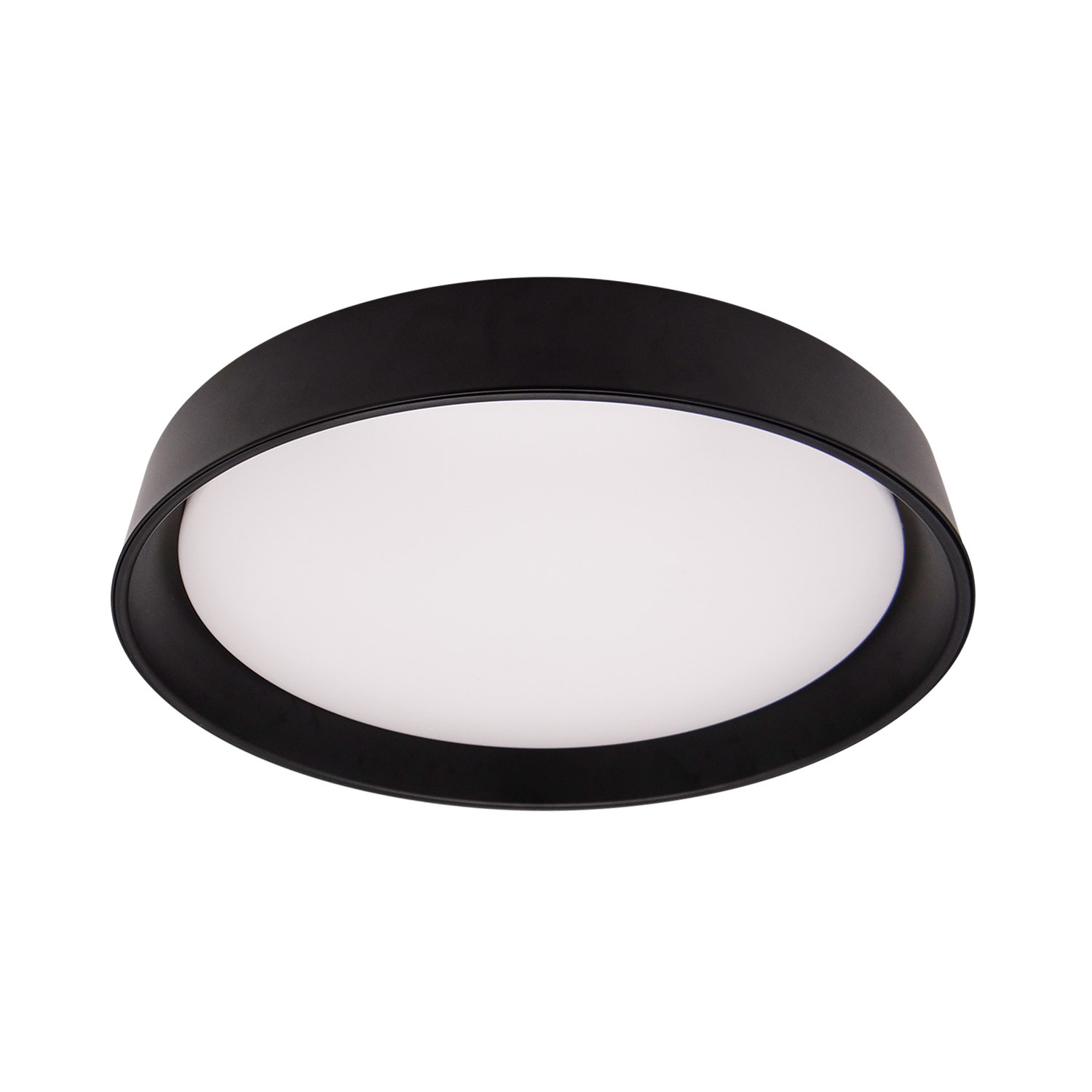 Ledkia Plafón LED 30W Circular Metal Ø550 mm CCT Seleccionable Negro Design Seleccionable (Cálido-Neutro-Frío)