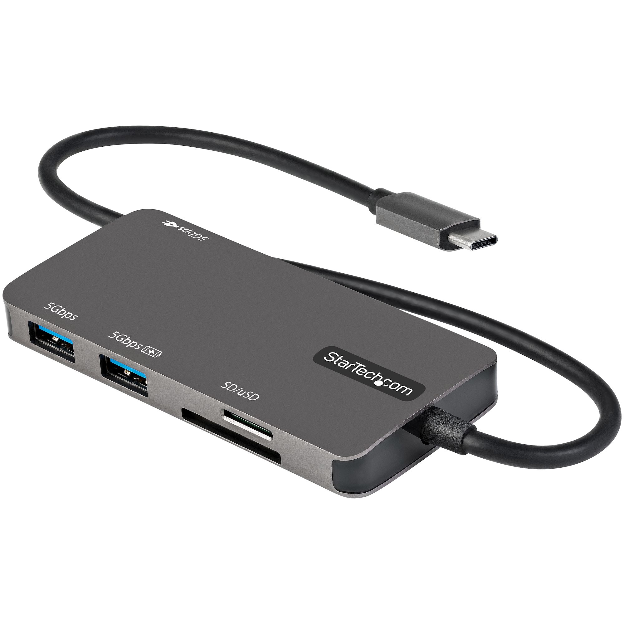 StarTech.com Adaptador Multipuertos USB C - USB C a HDMI de 4K - 100W de Entrega de Alimentación PD
