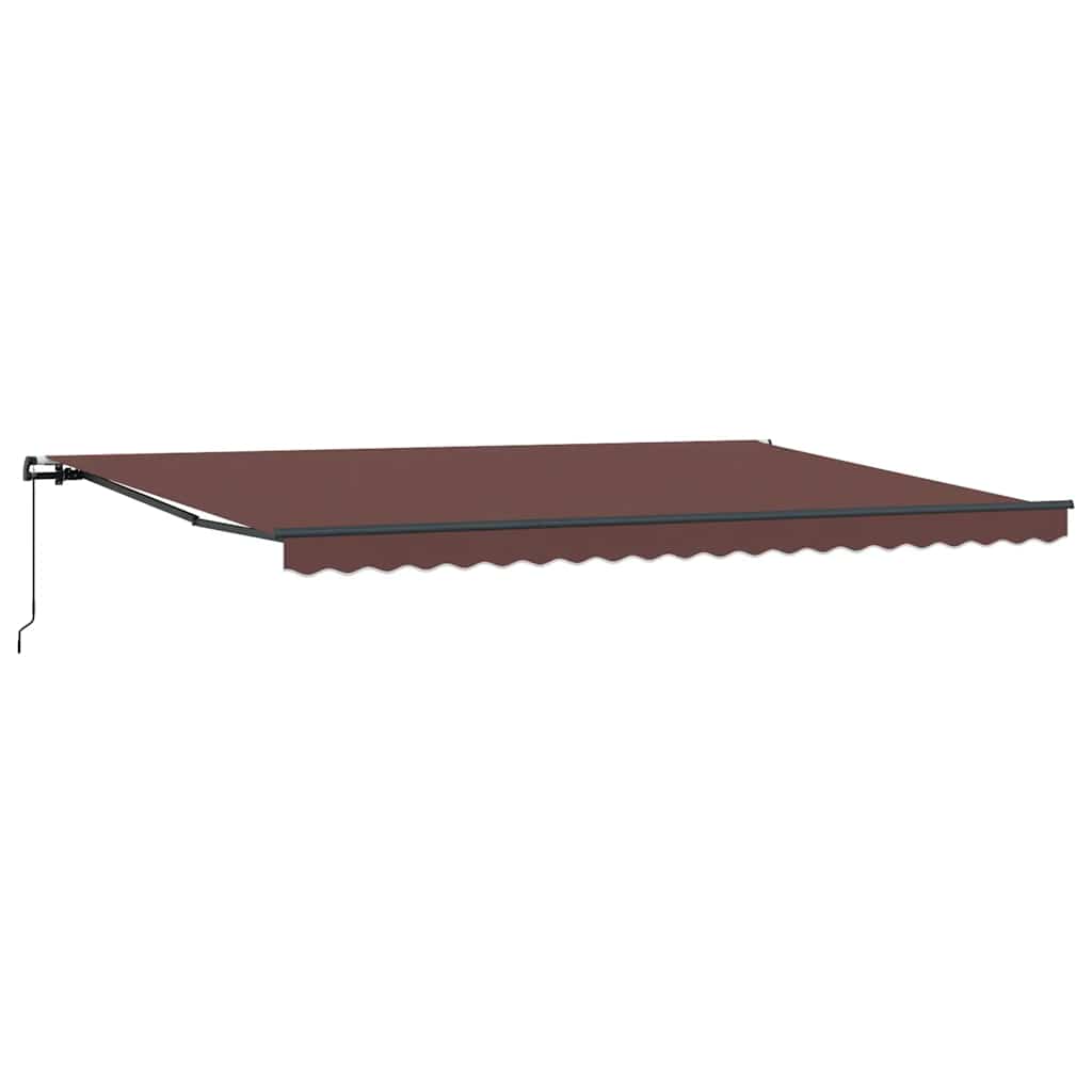 vidaXL Toldo Retráctil Poliéster y Acero 500 x 300 cm Multicolor