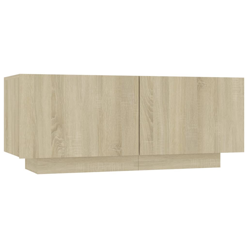 Vidaxl Mesita de Noche Madera de Ingeniería 100x35x40 Cm Blanco