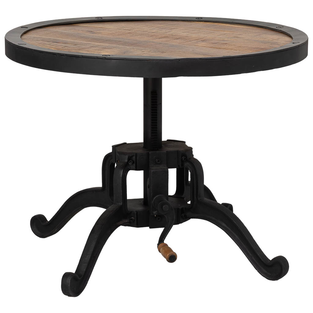 Wonderlust Deco - Mesa de altura regulable natural  D76x46 Natural oscuro D76x46h cm