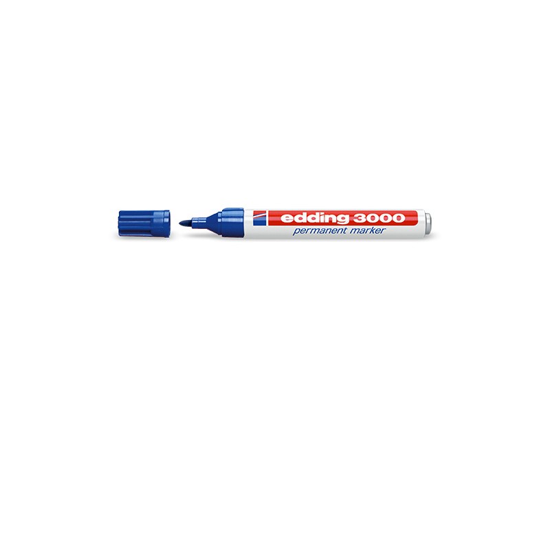 Edding - 3000-3 marcador permanente Azul 1 pieza(s) 3000-3