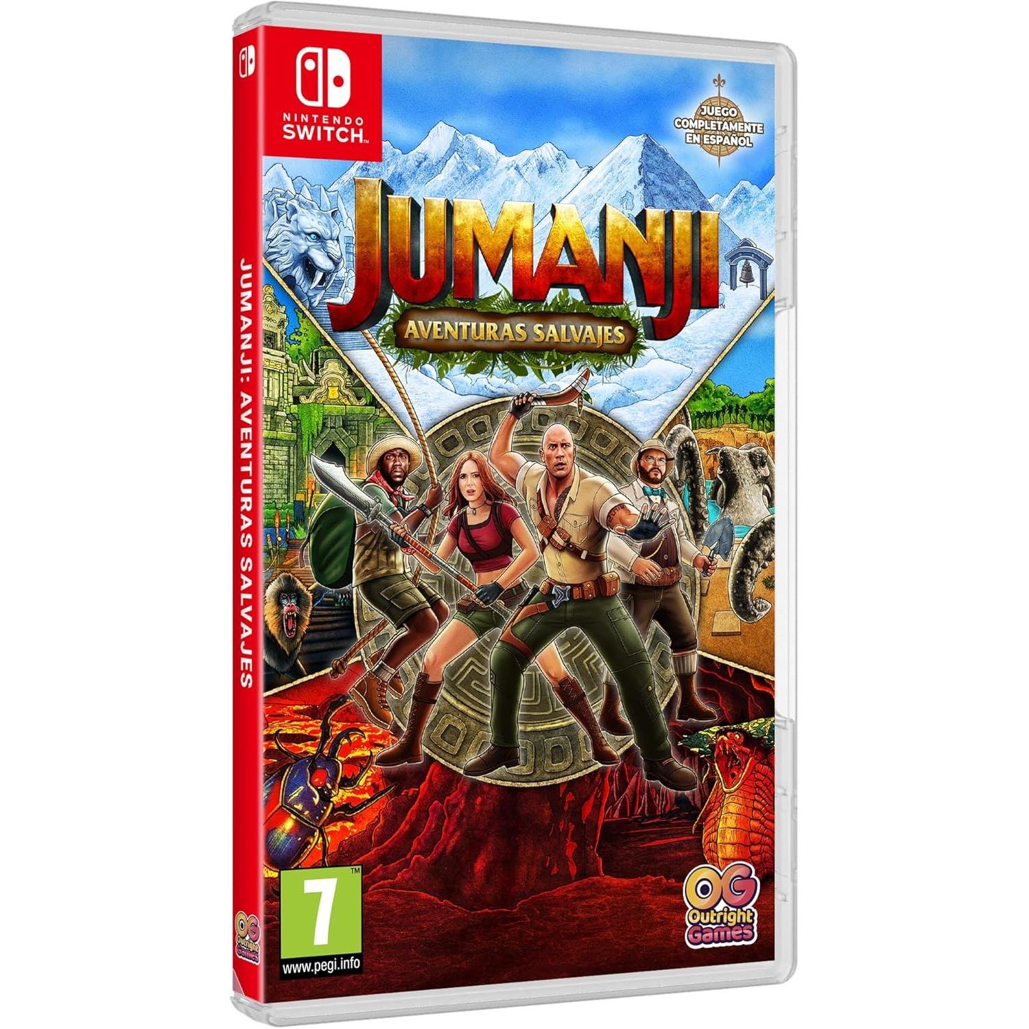 Jumanji Aventuras Salvajes Juego para Consola Nintendo Switch [PAL ESPAÑA]