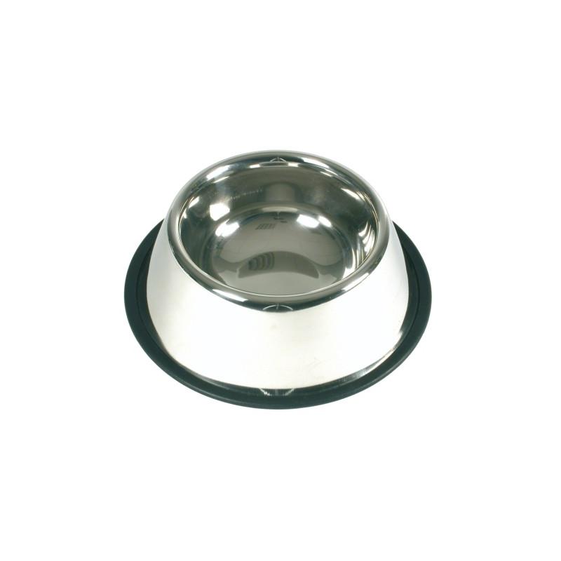 Comedero Bebedero para perros Antideslizante Acero Inoxidable 33cm 2.8lts Arquivet