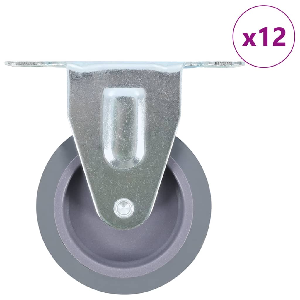 vidaXL Ruedas Fijas Diámetro 75mm Accesorios para Manipulación Materiales Cantidad 4 unidades,  8 unidades,  12 unidades y mas
