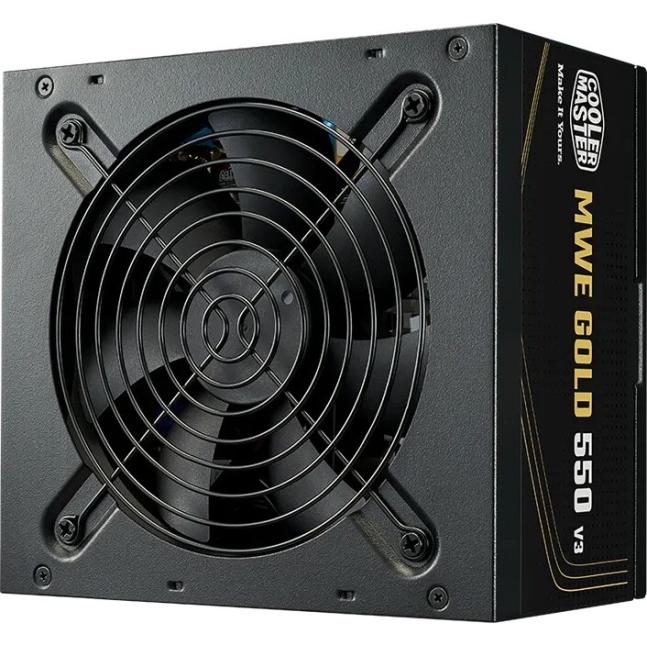 Cooler master fuente de alimentacion 80 plus gold 550w atx 3.1 - pfc activo - ventilador 120mm