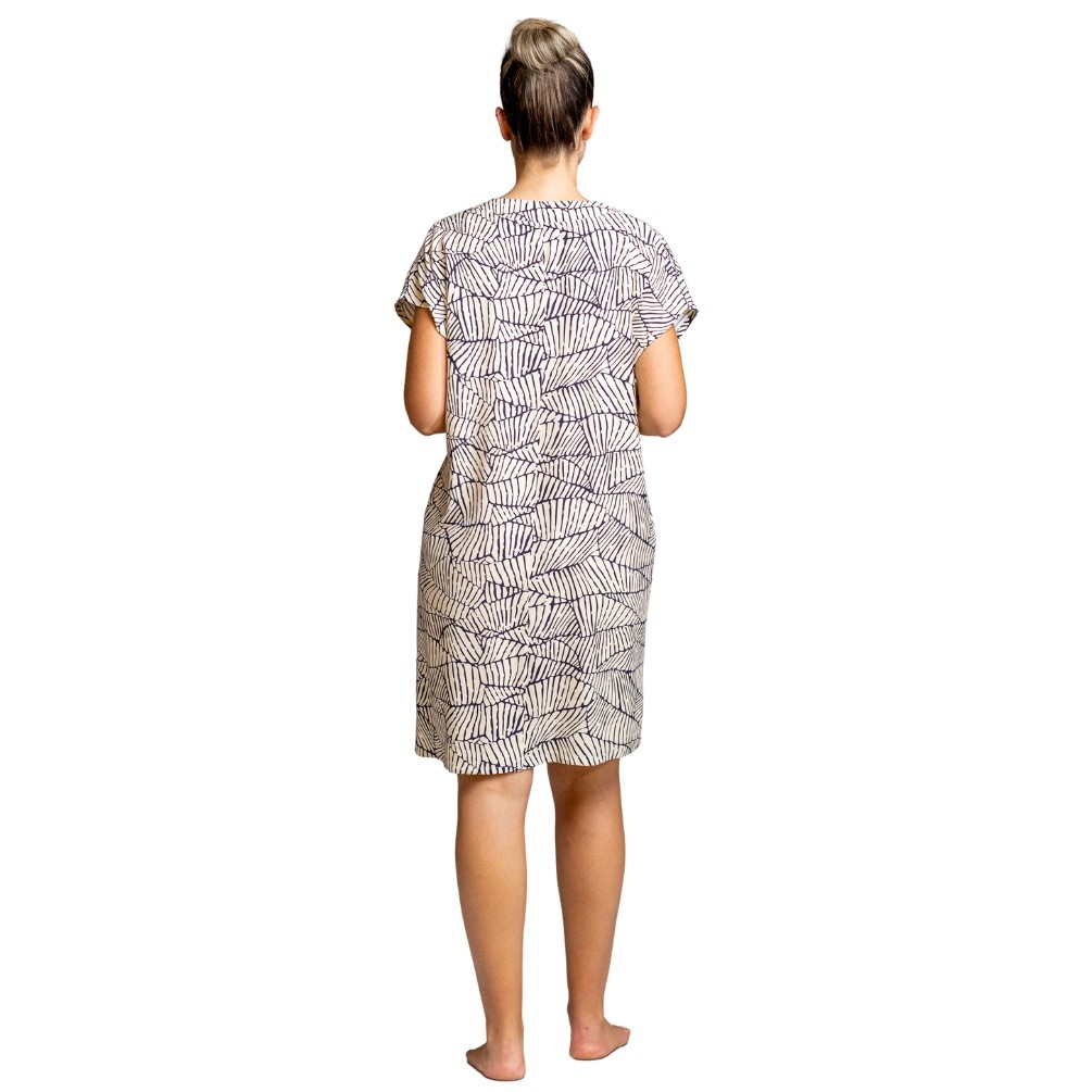 EGATEX vestido mujer verano en negro manga caída  261526