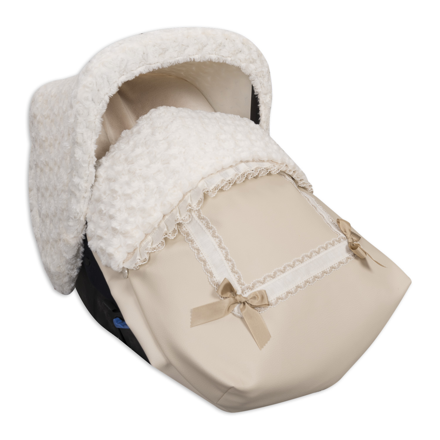 SACO UNIVERSAL BABYLINE GRUPO 0 O PORTABEBÉ LEATHER + CAPOTA + CUBREARNÉS