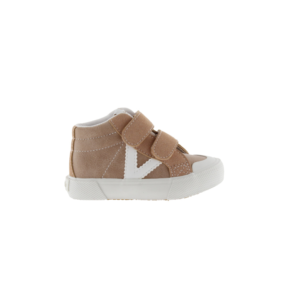 Victoria Tribu Zapatillas abotinadas de efecto piel con logotipo en contraste y tiras adherentes 1065176