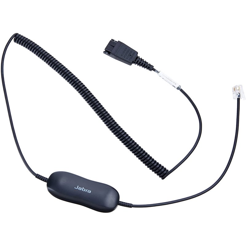 Cable de auricular Jabra GN1216 RJ-9 (M) a desconexión rápida de 2 m
