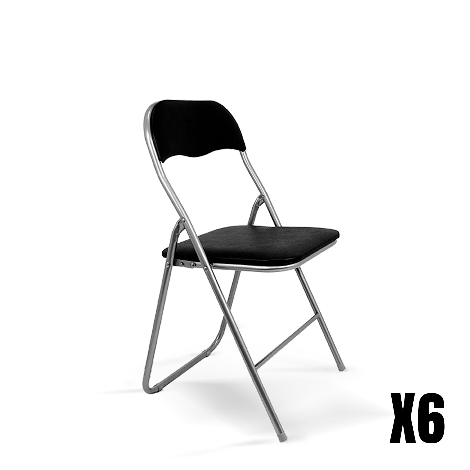 Furniture Style S.L. - Silla Plegable Modelo Sevilla - Base y Respaldo en Piel Sintética - Estructura Metálica