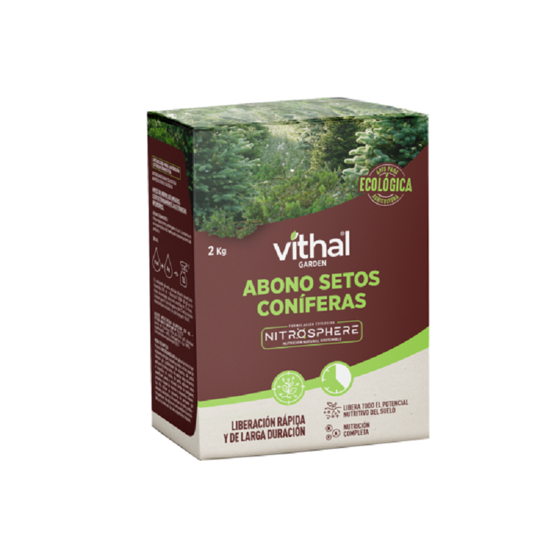VITHAL GARDEN ABONO SETOS / CONÍFERAS NITROSPHERE PLUS 2 Kg