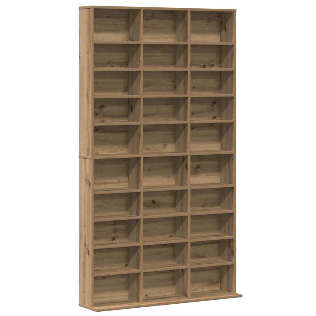 vidaXL Cabinet para CDs con estante Madera de ingeniería 101 x 23 x 177,5 cm
