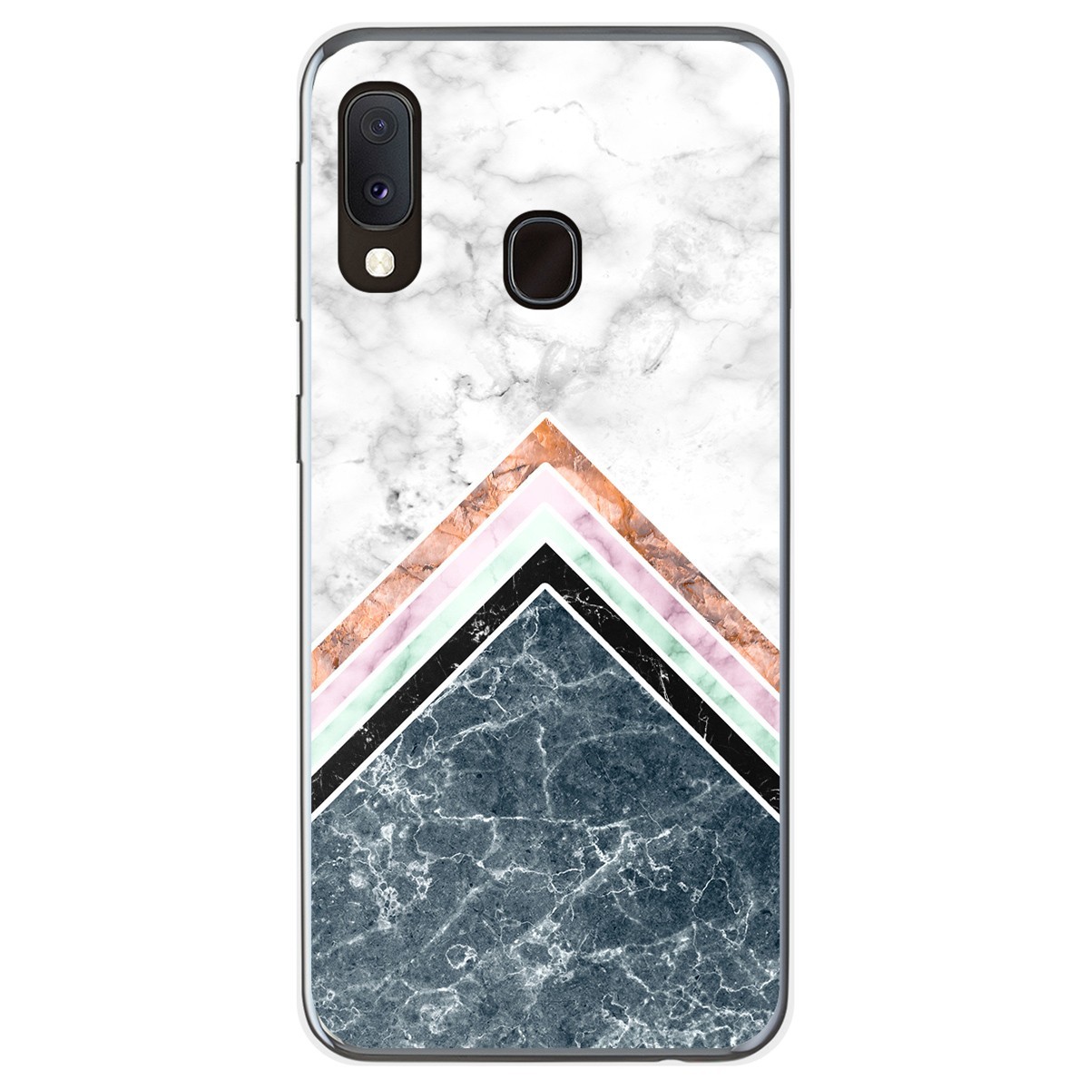 Tumundosmartphone Funda Gel Tpu para Samsung Galaxy A20e 5.8 diseño Mármol 05 Dibujos