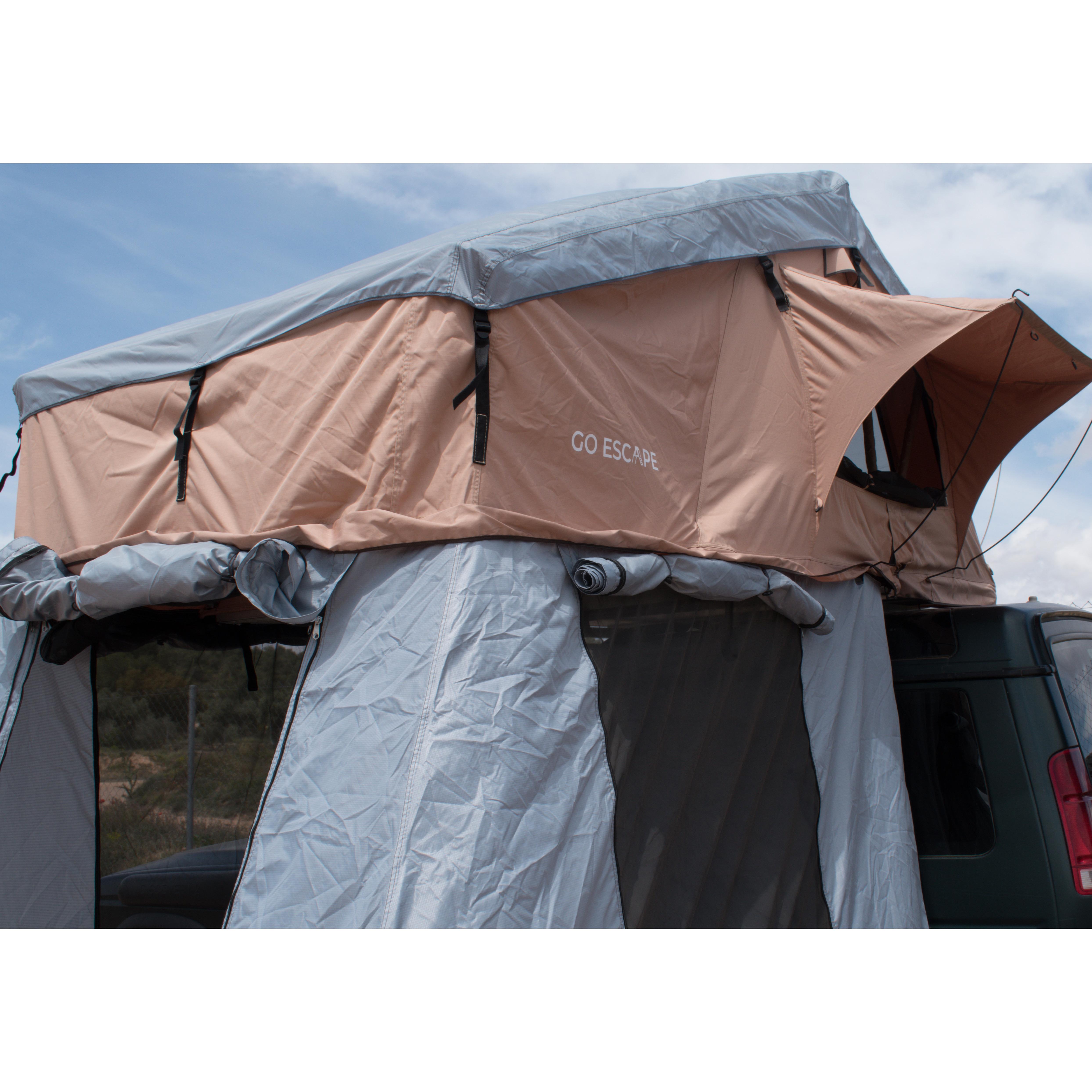 GO ESCAPE Tienda de techo Selva Negra para acampar en familia - Tamaño XL- Perfecto para 3/4 personas