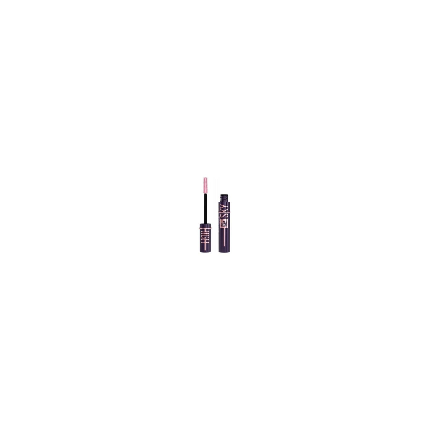 Maybelline New York - Máscara de pestañas Lash Sensational Sky High Cherry Sky con fórmula enriquecida con extracto de bambú y pigmentos cereza para volumen espectacular, longitud infinita y mirada vibrante, ideal para maquillaje mujer diario