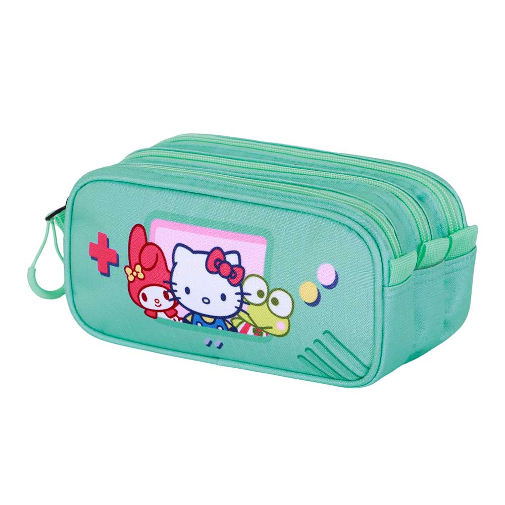 Hello Kitty Videogame Estuche Portatodo Trick FAN 2.2, Turquesa