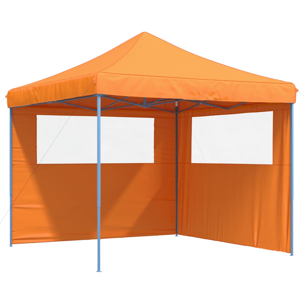 vidaXL Tienda de fiesta plegable Pop-Up 2 paredes laterales tienda Color Burdeos,  Terracota,  Beige y mas