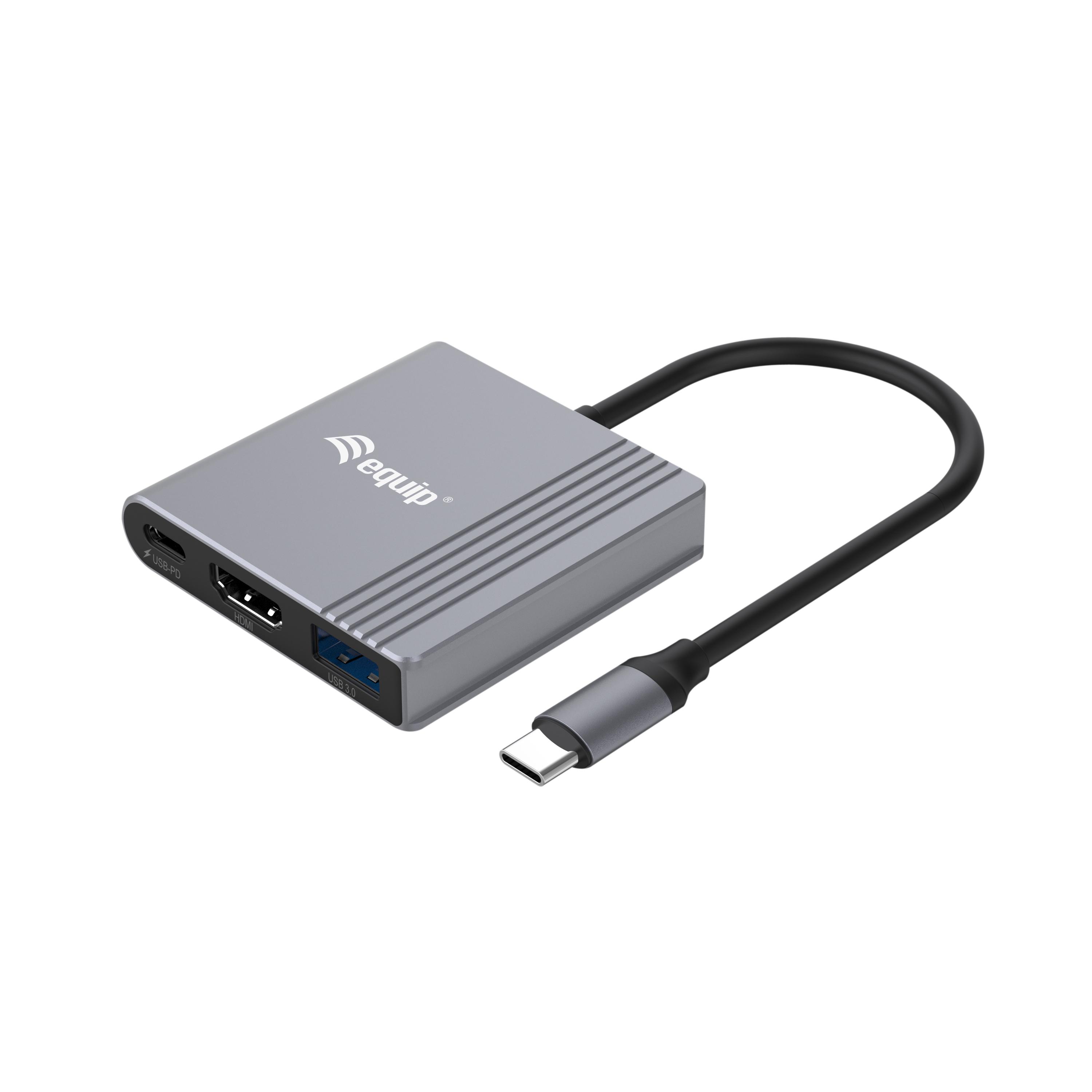 Equipment 133488 Usb graphics adapter 3840 x 2160 pixels black, gray