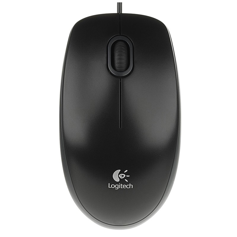 Logitech B100 Ratón Negro USB 800 DPI