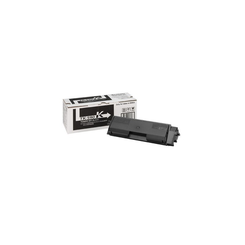 KYOCERA - TK-590K cartucho de tóner 1 pieza(s) Original Negro 1T02KV0NL0
